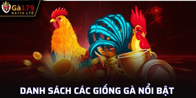 Danh sách các giống gà nổi bật 